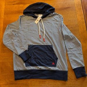 Brooks Brothers | Navy and White Striped Hoodie